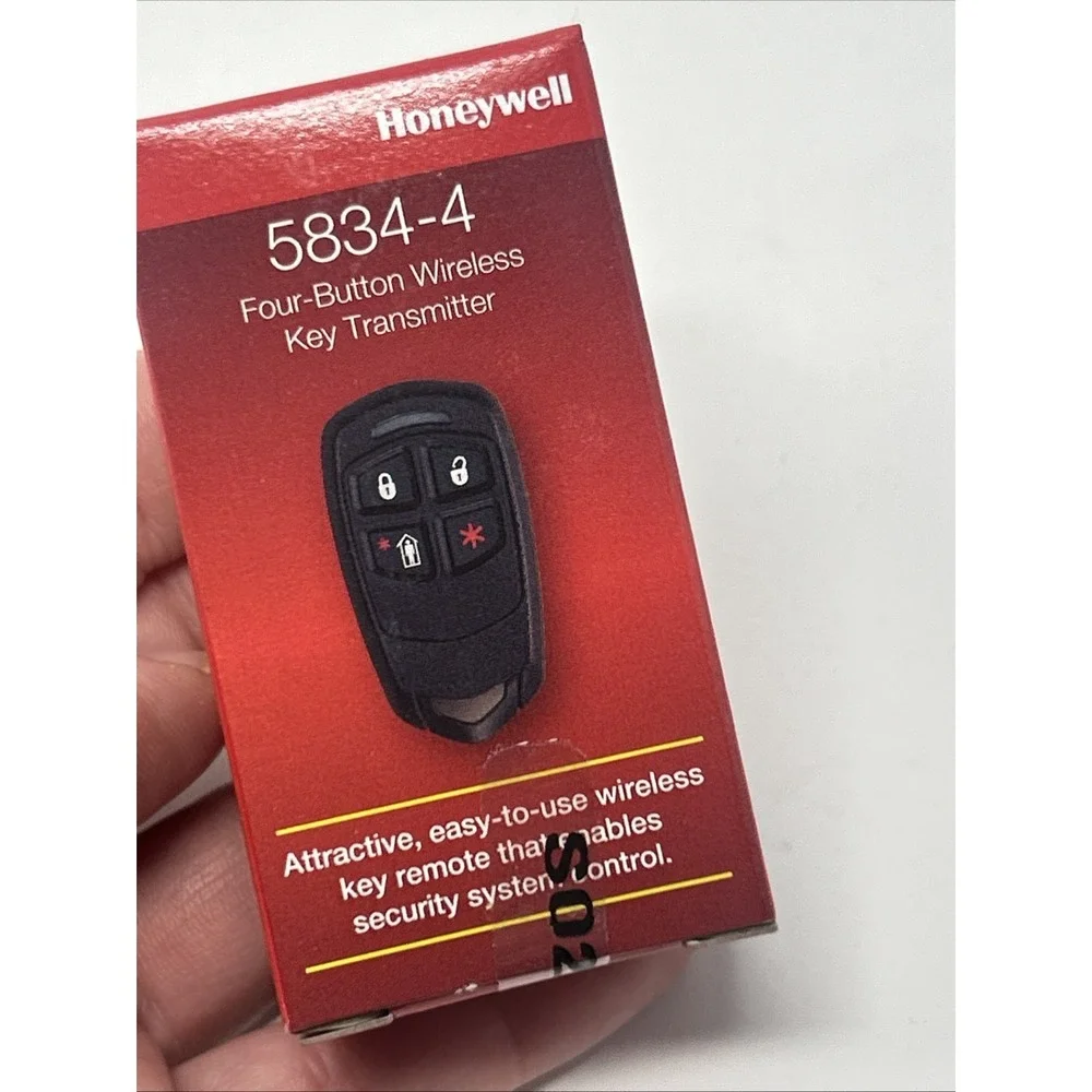 NEW Sealed Honeywell 5834-4 Four-Button Wireless Key Transmitter/FOB